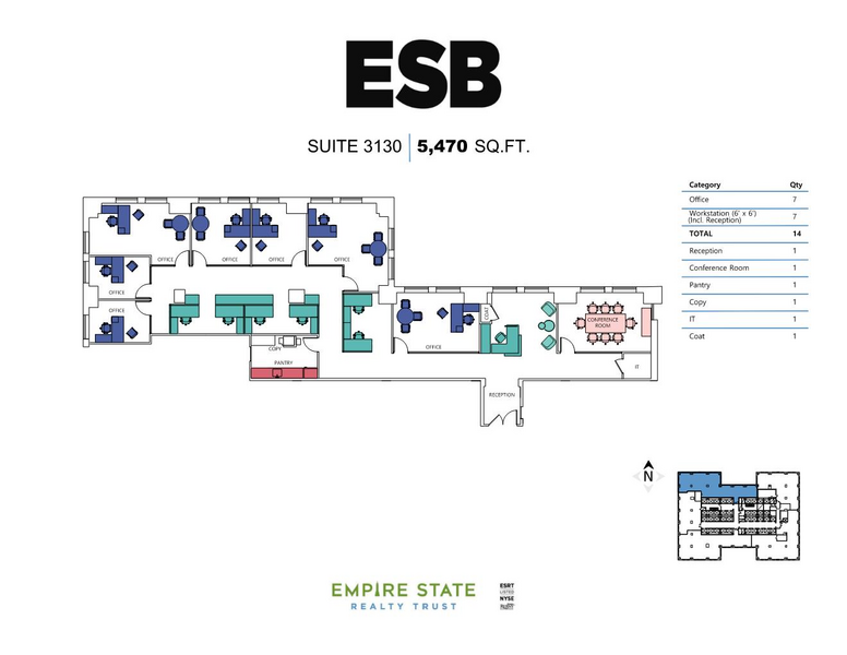 ESB Suite 3130 floorplan esb-3130
